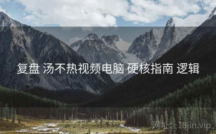复盘 汤不热视频电脑 硬核指南 逻辑