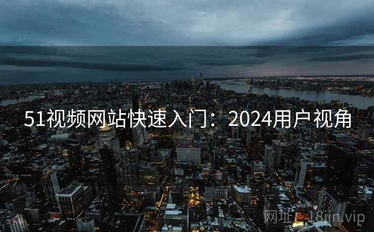 51视频网站快速入门：2024用户视角