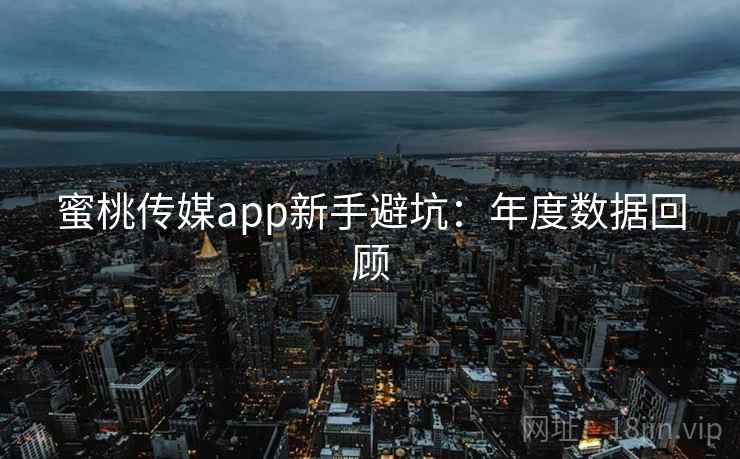 蜜桃传媒app新手避坑：年度数据回顾
